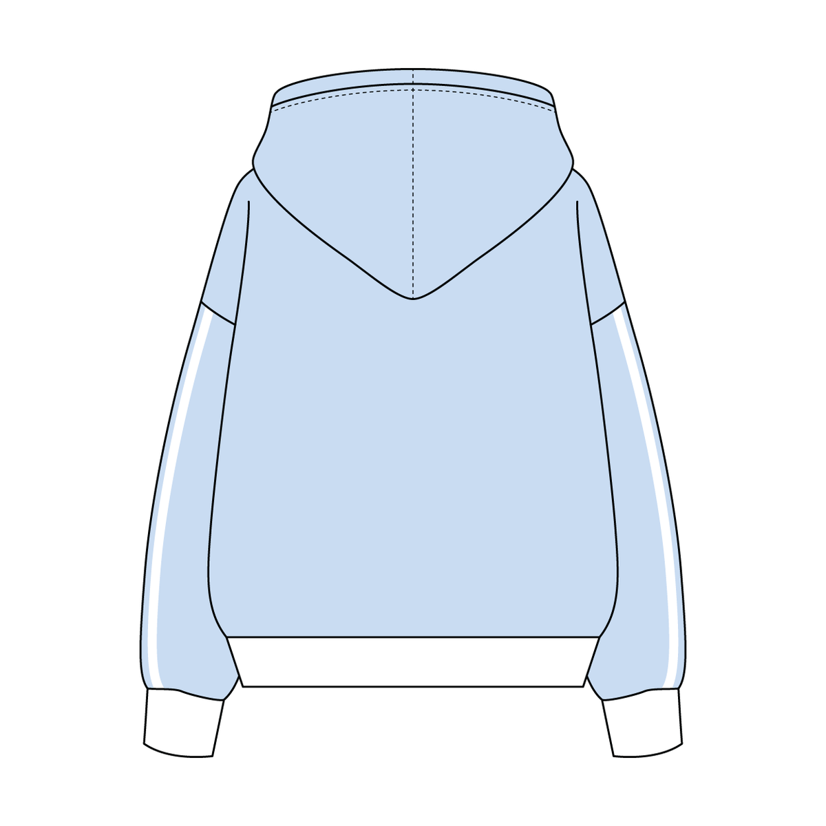 Heavyweight Fleece Sweatshirt With Self Binding