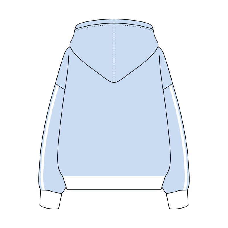 Heavyweight Fleece Sweatshirt With Self Binding