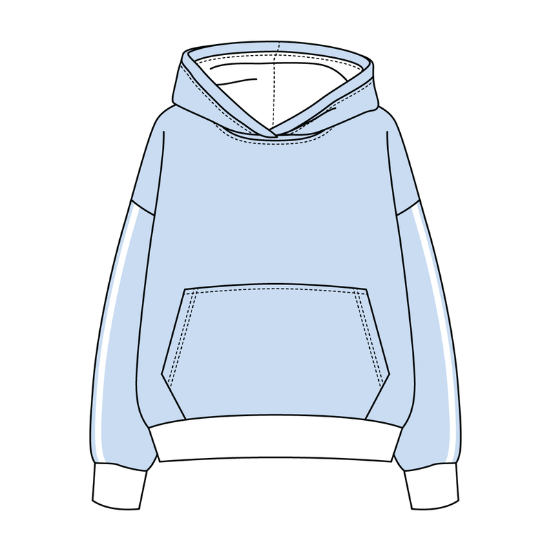 Heavyweight Fleece Sweatshirt With Self Binding