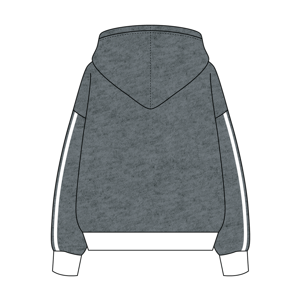Heavyweight Fleece Sweatshirt With Self Binding
