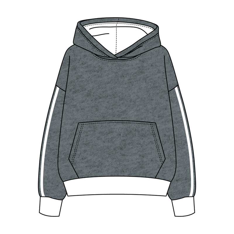 Heavyweight Fleece Sweatshirt With Self Binding