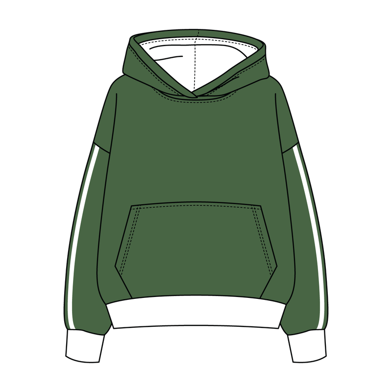 Heavyweight Fleece Sweatshirt With Self Binding