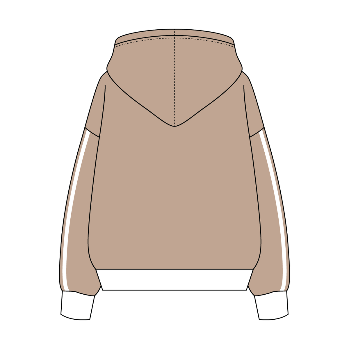 Heavyweight Fleece Sweatshirt With Self Binding