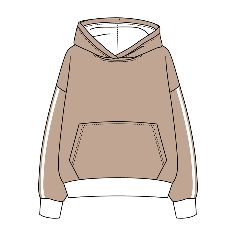 Heavyweight Fleece Sweatshirt With Self Binding