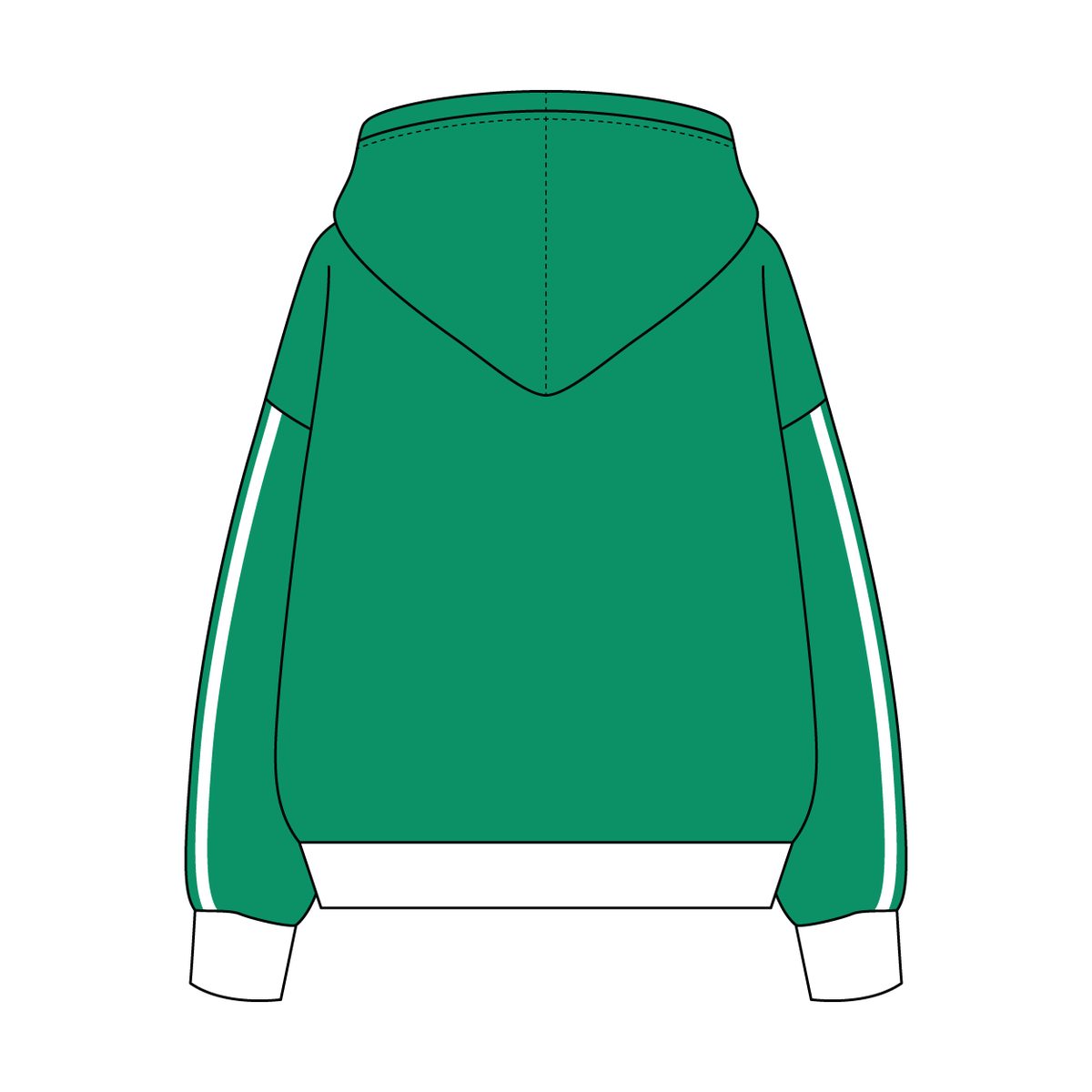 Heavyweight Fleece Sweatshirt With Self Binding