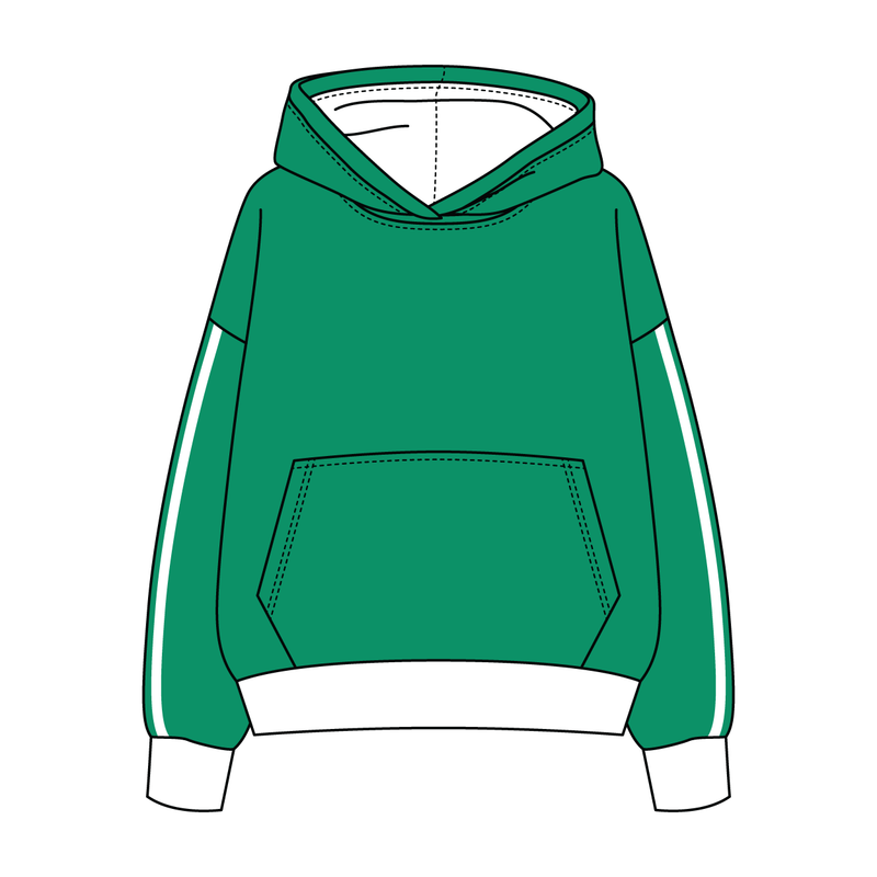 Heavyweight Fleece Sweatshirt With Self Binding