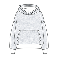 Heavyweight Fleece Sweatshirt With Self Binding