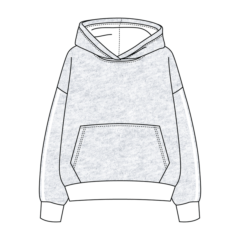 Heavyweight Fleece Sweatshirt With Self Binding