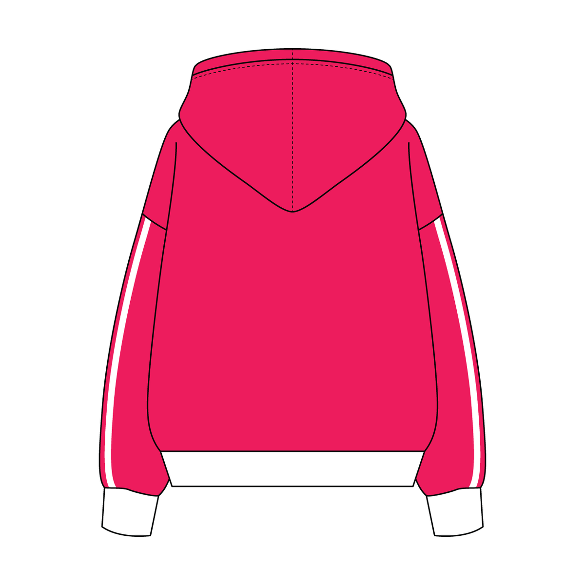 Heavyweight Fleece Sweatshirt With Self Binding