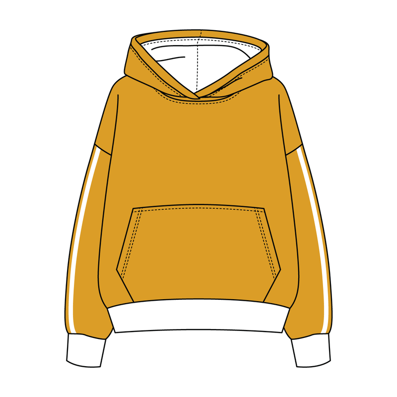 Heavyweight Fleece Sweatshirt With Self Binding
