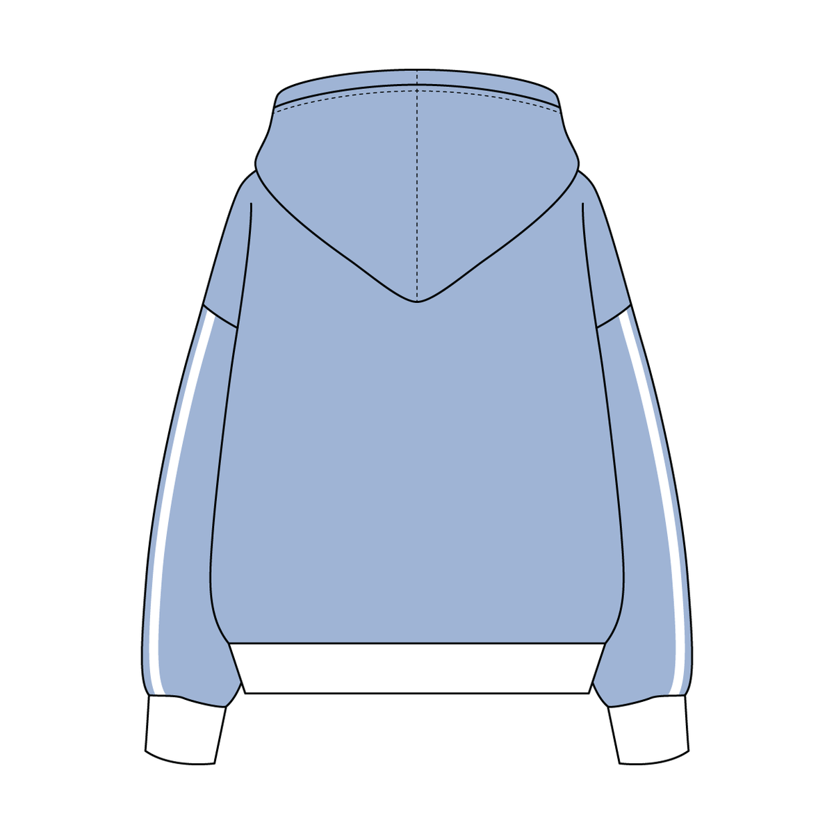 Heavyweight Fleece Sweatshirt With Self Binding