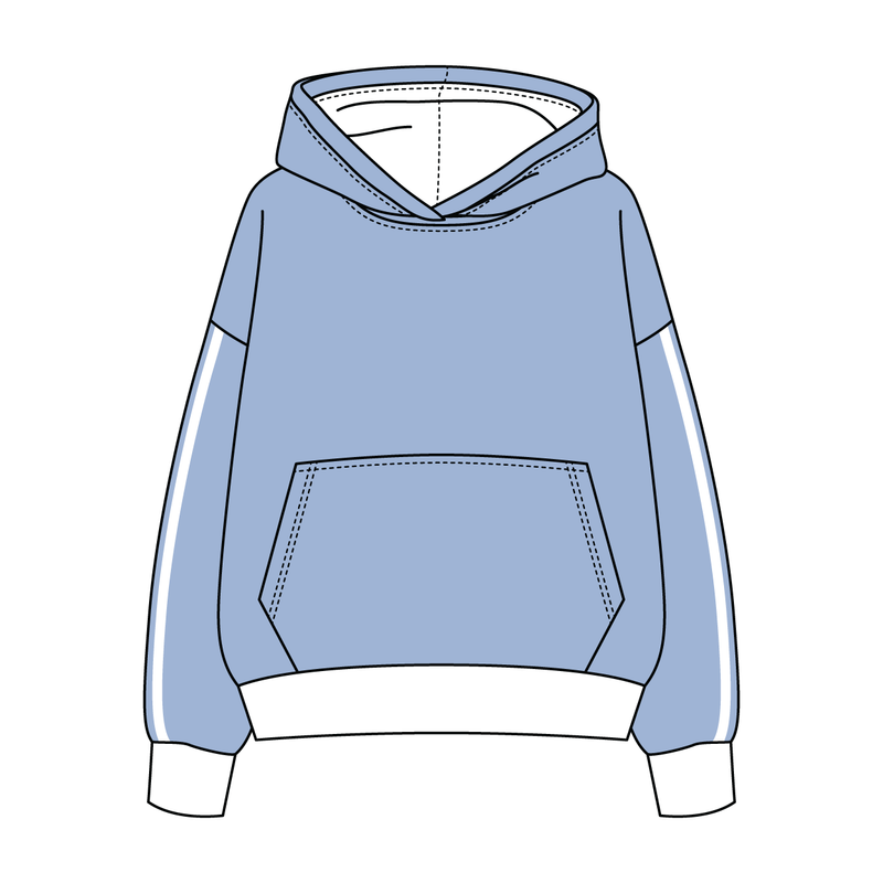 Heavyweight Fleece Sweatshirt With Self Binding