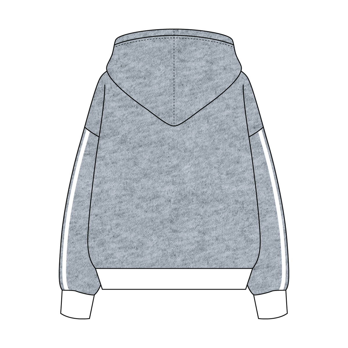 Heavyweight Fleece Sweatshirt With Self Binding