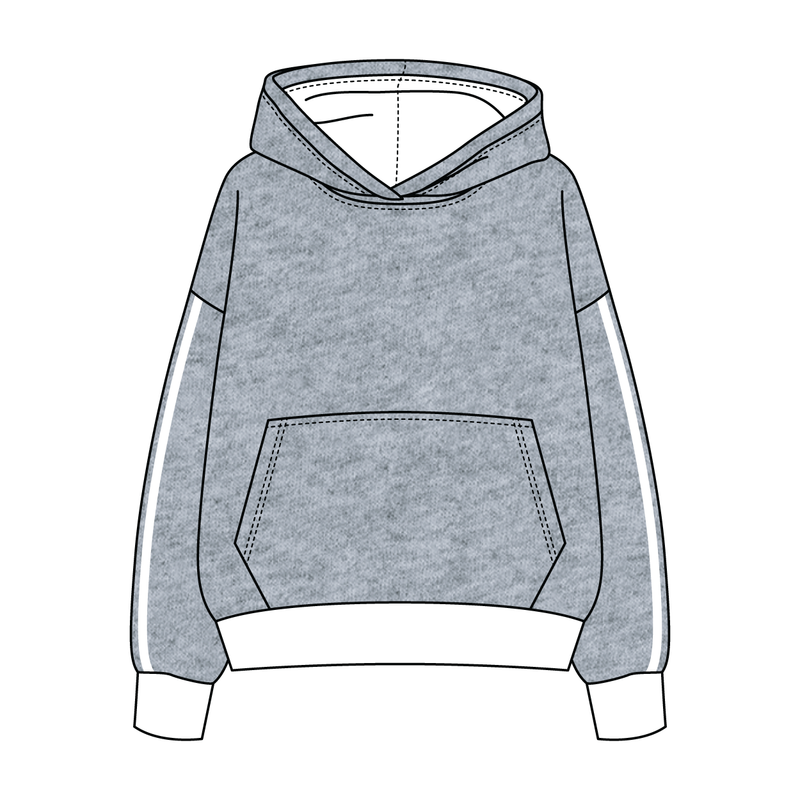 Heavyweight Fleece Sweatshirt With Self Binding