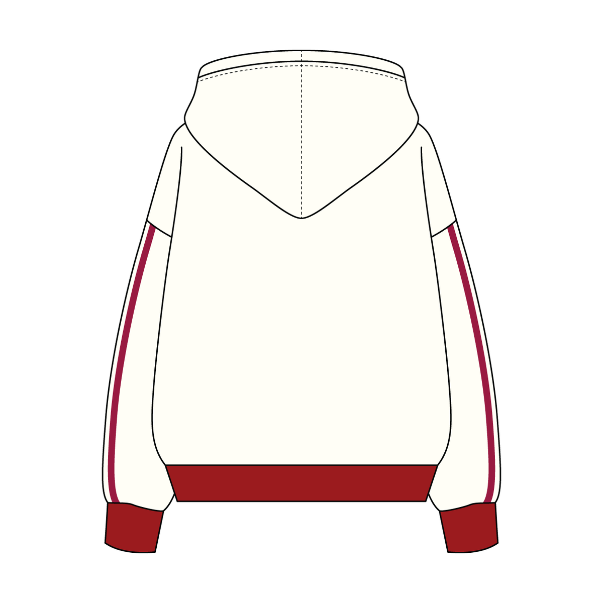 Heavyweight Fleece Sweatshirt With Self Binding
