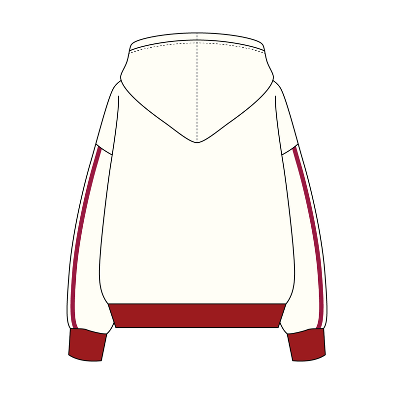 Heavyweight Fleece Sweatshirt With Self Binding