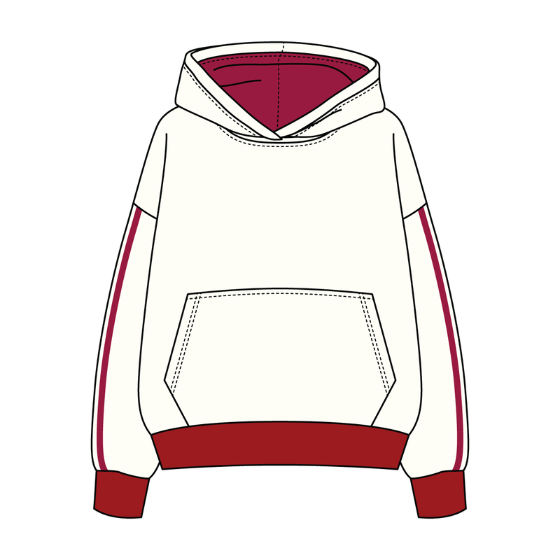 Heavyweight Fleece Sweatshirt With Self Binding