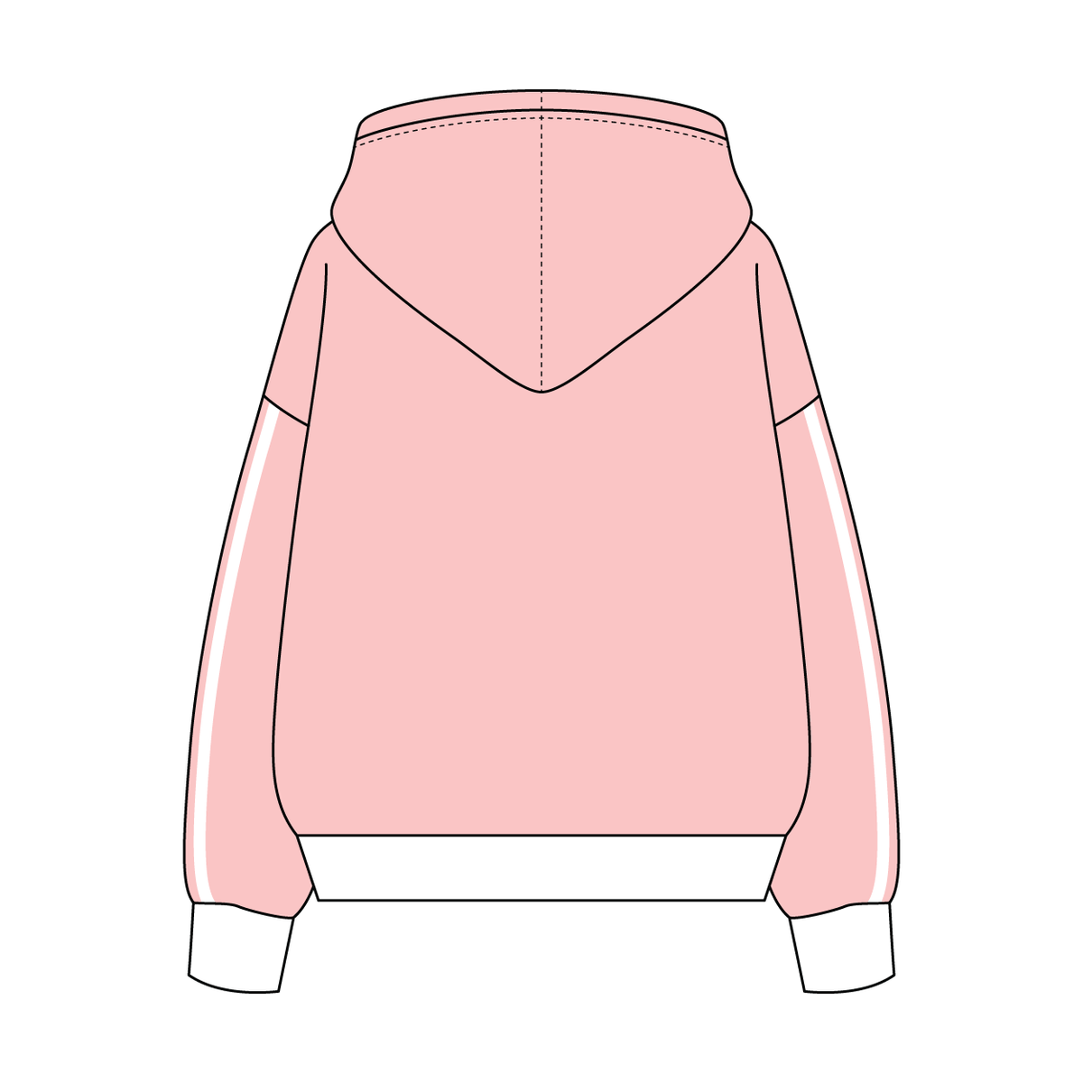 Heavyweight Fleece Sweatshirt With Self Binding