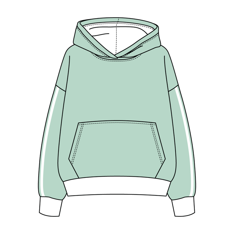 Heavyweight Fleece Sweatshirt With Self Binding