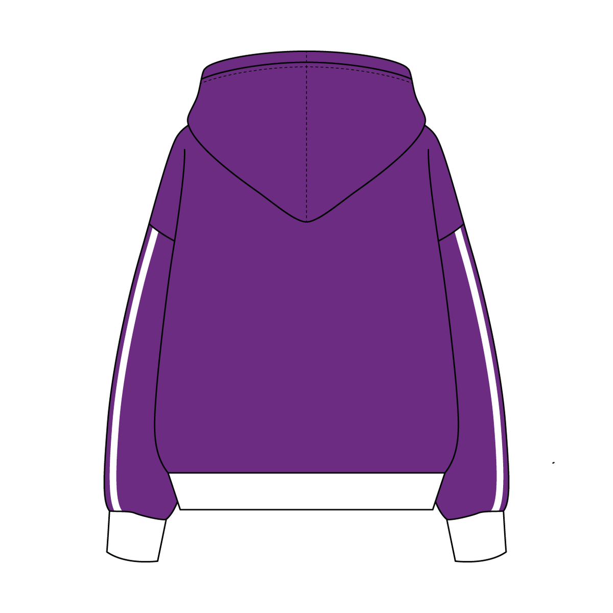 Heavyweight Fleece Sweatshirt With Self Binding
