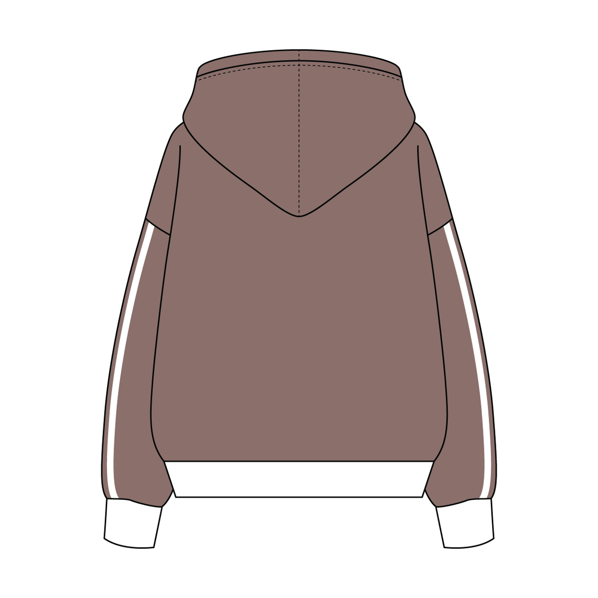 Heavyweight Fleece Sweatshirt With Self Binding