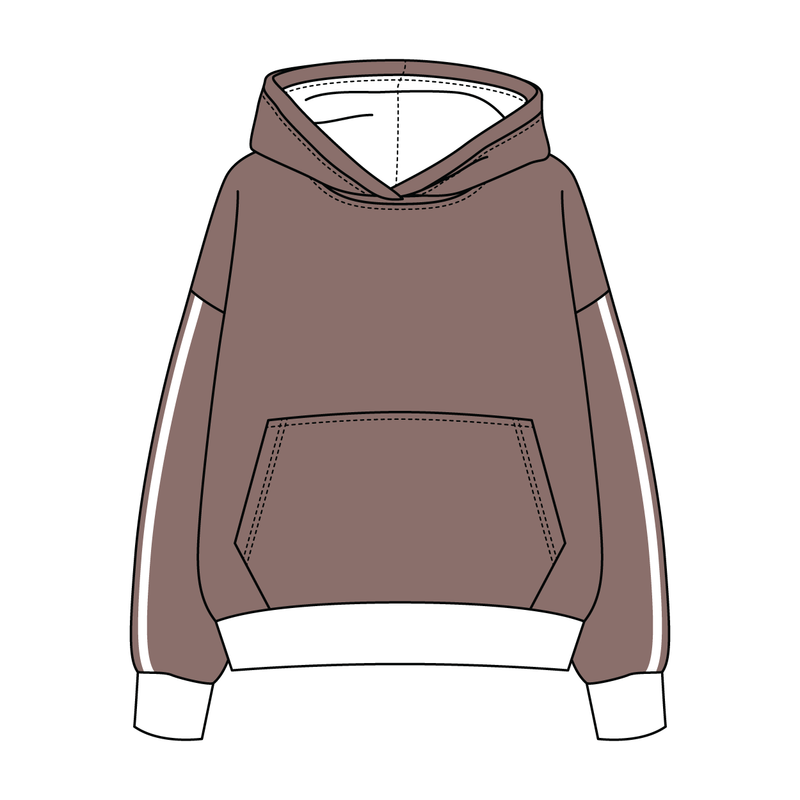 Heavyweight Fleece Sweatshirt With Self Binding
