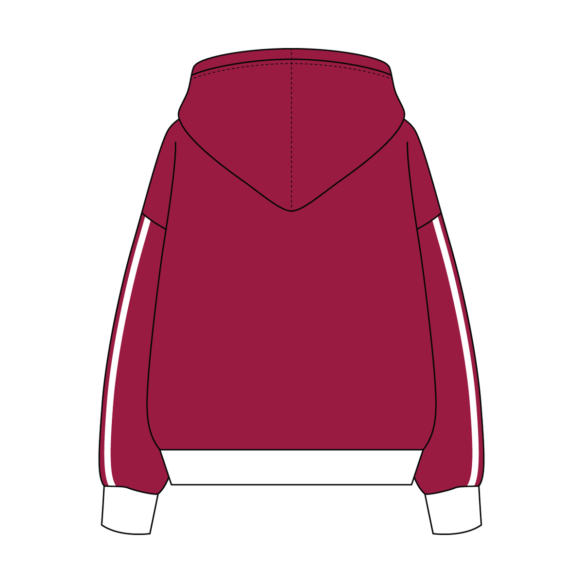 Heavyweight Fleece Sweatshirt With Self Binding