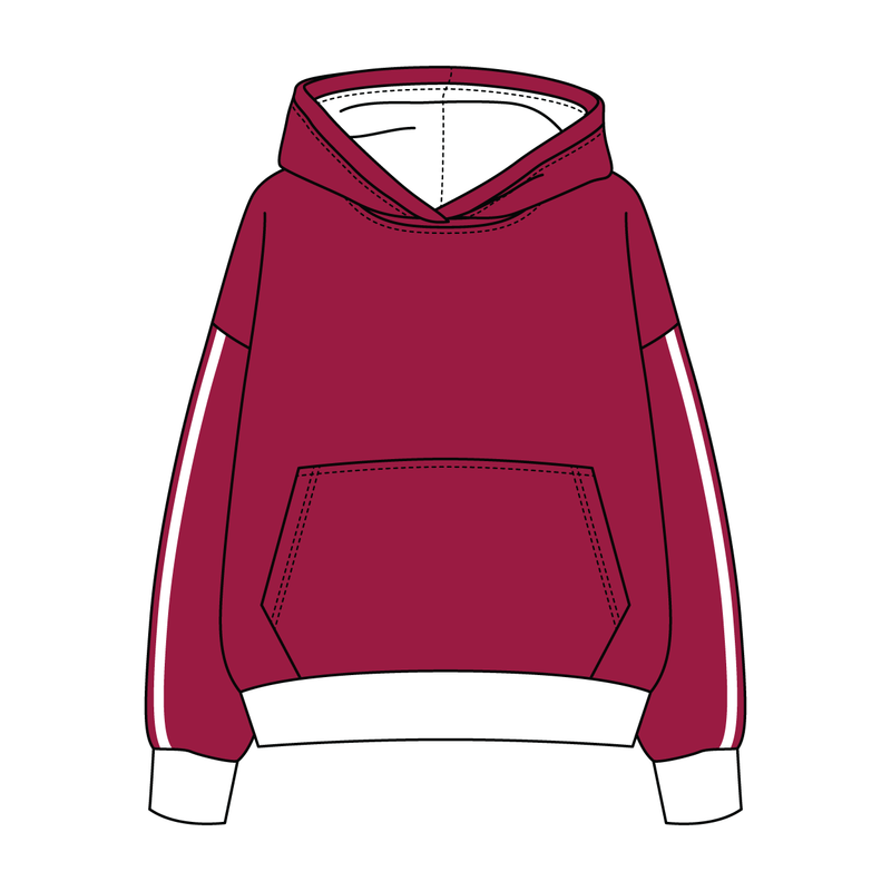 Heavyweight Fleece Sweatshirt With Self Binding