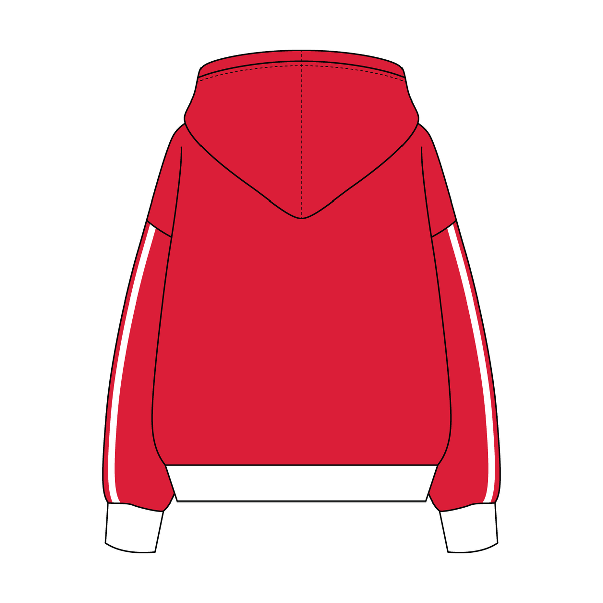 Heavyweight Fleece Sweatshirt With Self Binding