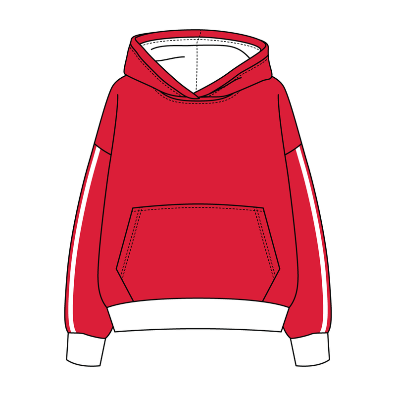 Heavyweight Fleece Sweatshirt With Self Binding