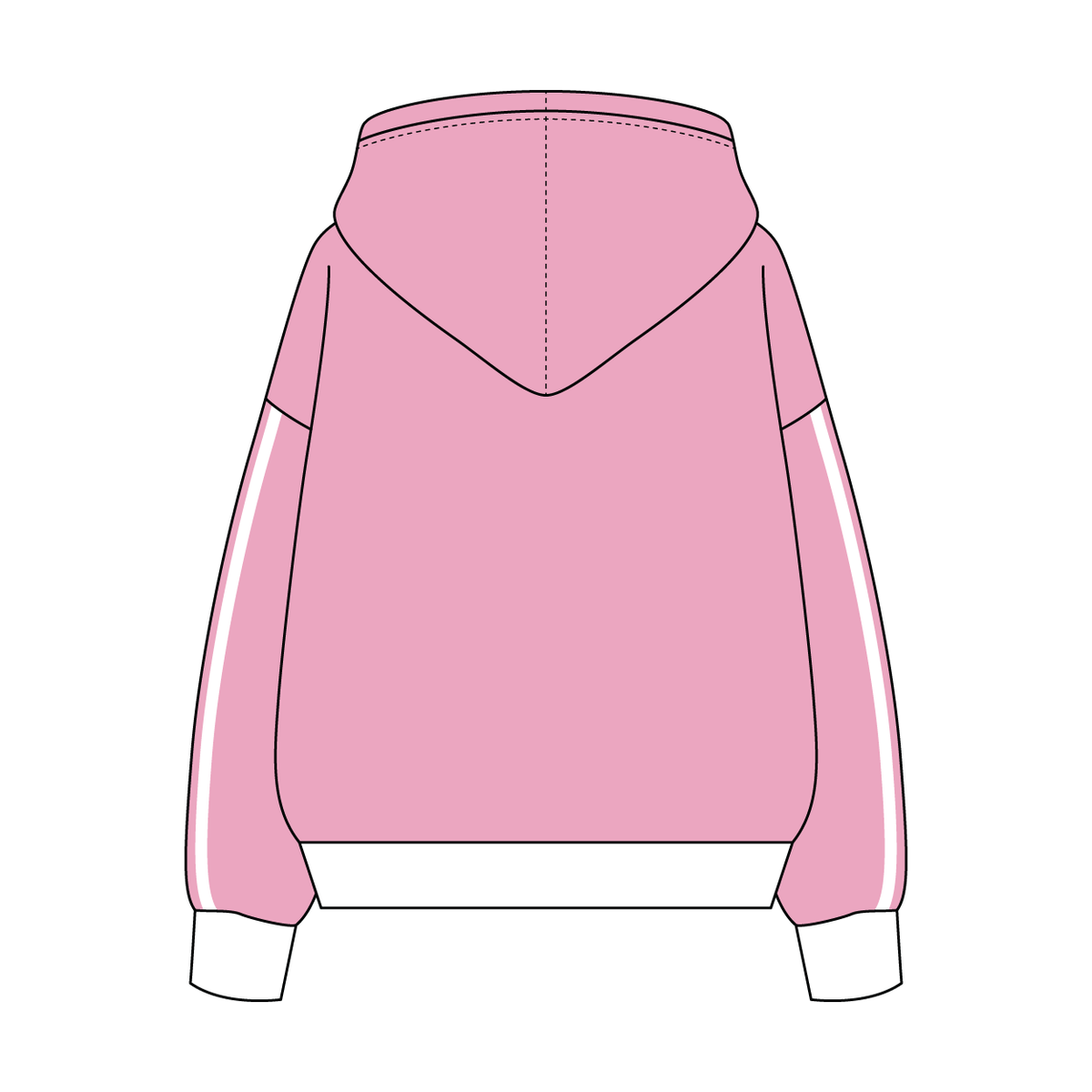 Heavyweight Fleece Sweatshirt With Self Binding