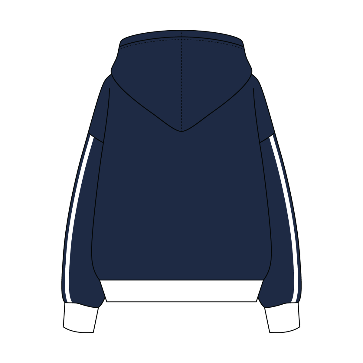 Heavyweight Fleece Sweatshirt With Self Binding