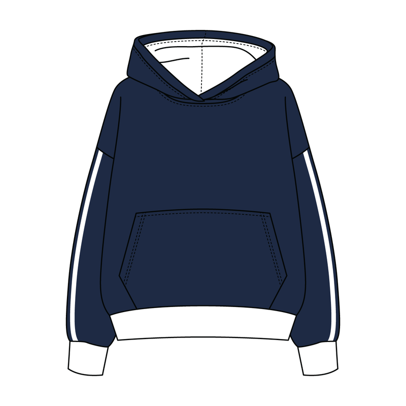 Heavyweight Fleece Sweatshirt With Self Binding