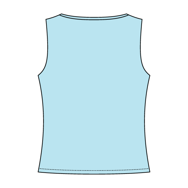 Women’s Basic Boatneck Sleeveless Top