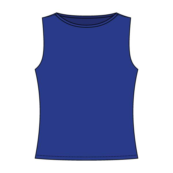 Women’s Basic Boatneck Sleeveless Top