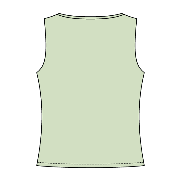 Women’s Basic Boatneck Sleeveless Top