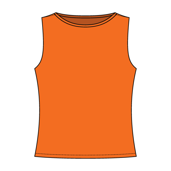 Women’s Basic Boatneck Sleeveless Top