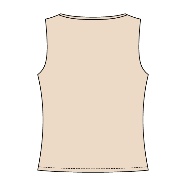Women’s Basic Boatneck Sleeveless Top