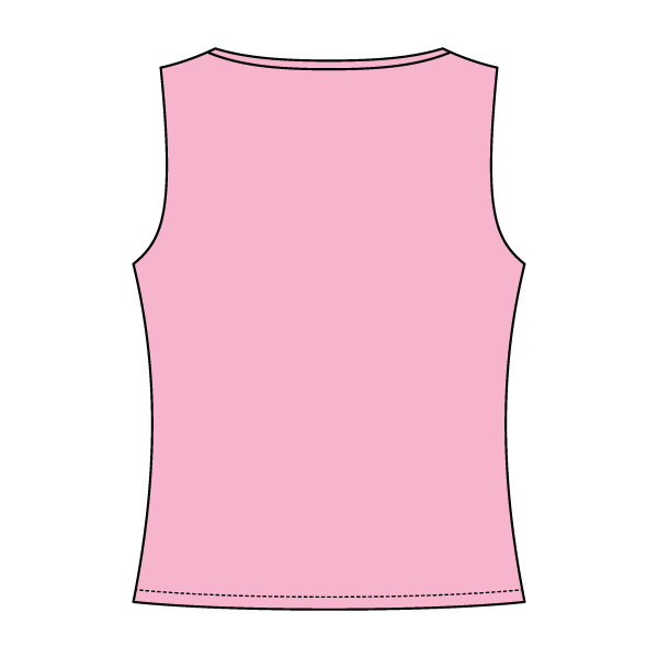 Women’s Basic Boatneck Sleeveless Top