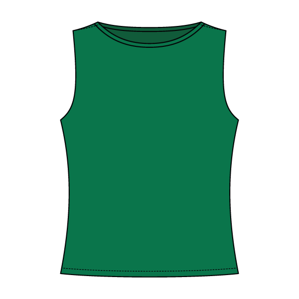 Women’s Basic Boatneck Sleeveless Top