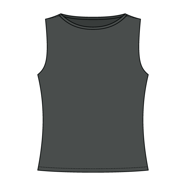 Women’s Basic Boatneck Sleeveless Top