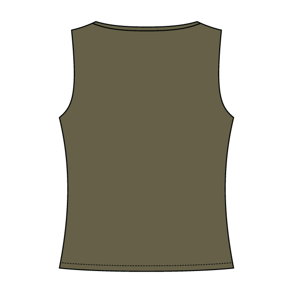 Women’s Basic Boatneck Sleeveless Top