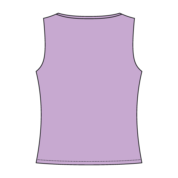 Women’s Basic Boatneck Sleeveless Top