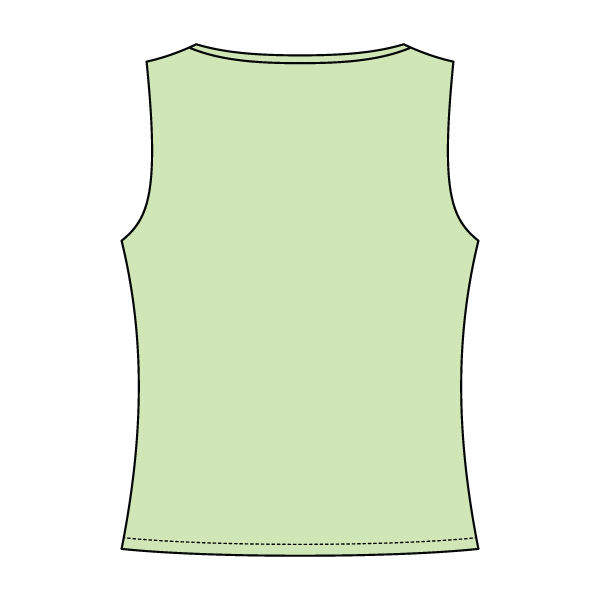 Women’s Basic Boatneck Sleeveless Top
