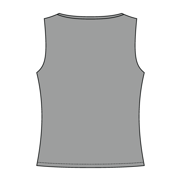 Women’s Basic Boatneck Sleeveless Top