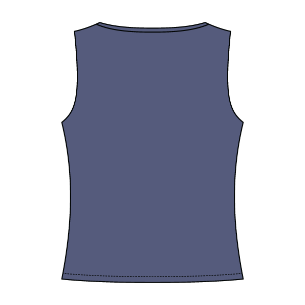 Women’s Basic Boatneck Sleeveless Top