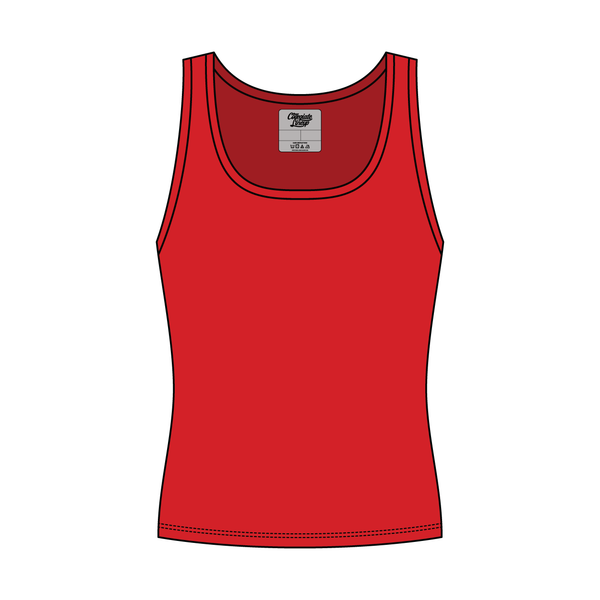 Women’s Rib Knit Fitted Scoop Tank