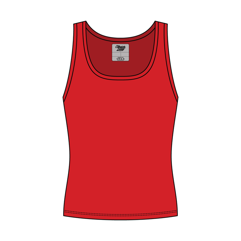 Women’s Rib Knit Fitted Scoop Tank