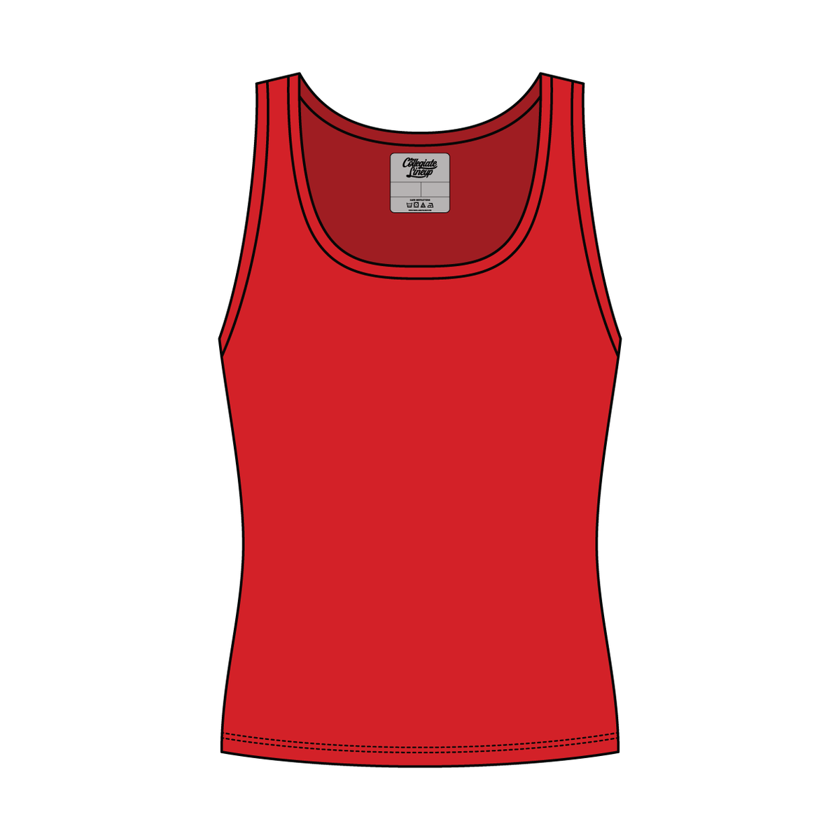 Women’s Rib Knit Fitted Scoop Tank