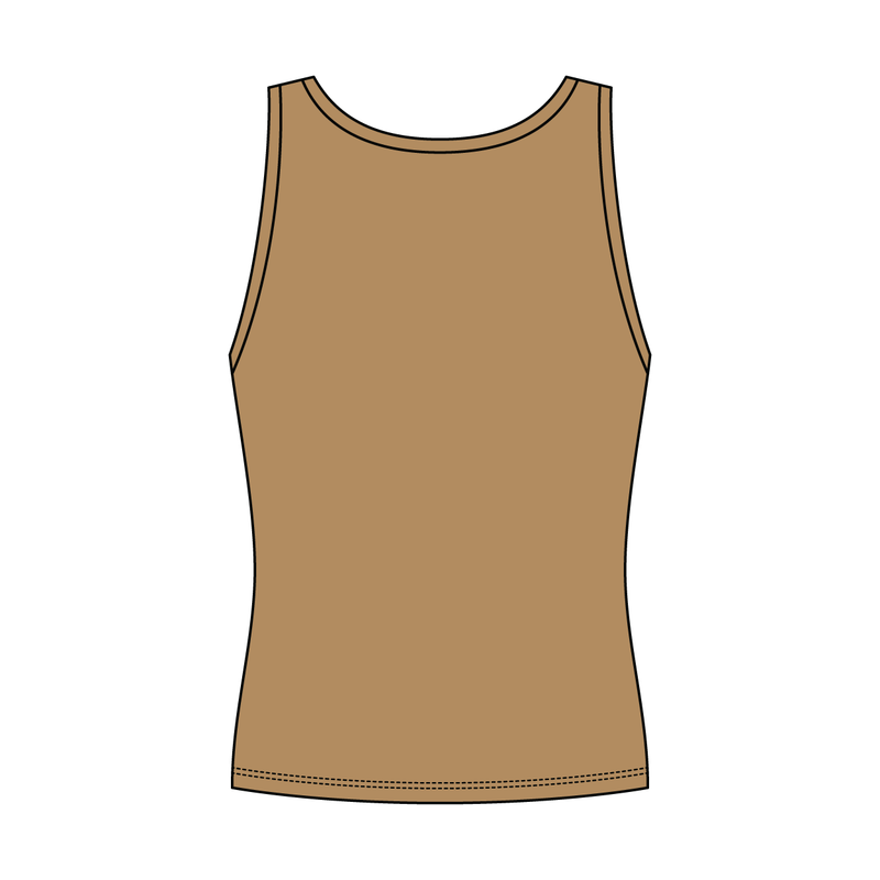 Women’s Rib Knit Fitted Scoop Tank